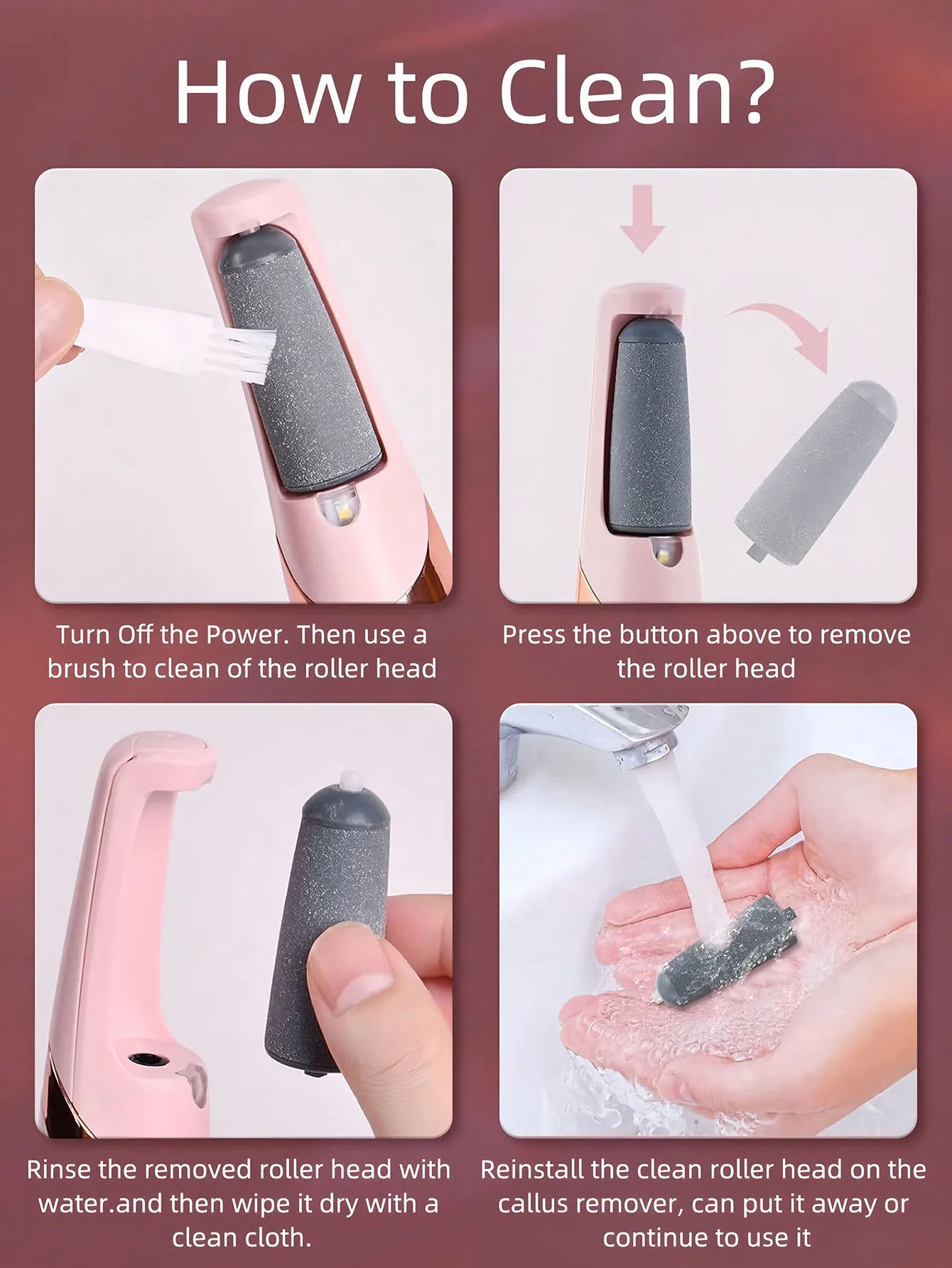 Electric Callus Remover for Feet — Rechargeable, Painless & Professional Results at Home