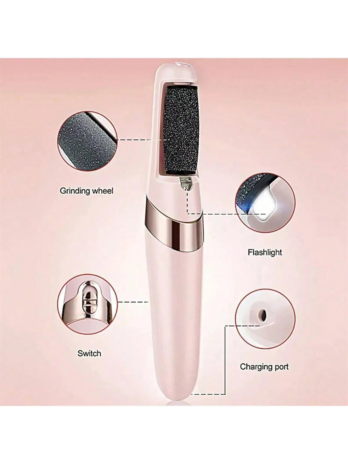 Electric Callus Remover for Feet — Rechargeable, Painless & Professional Results at Home